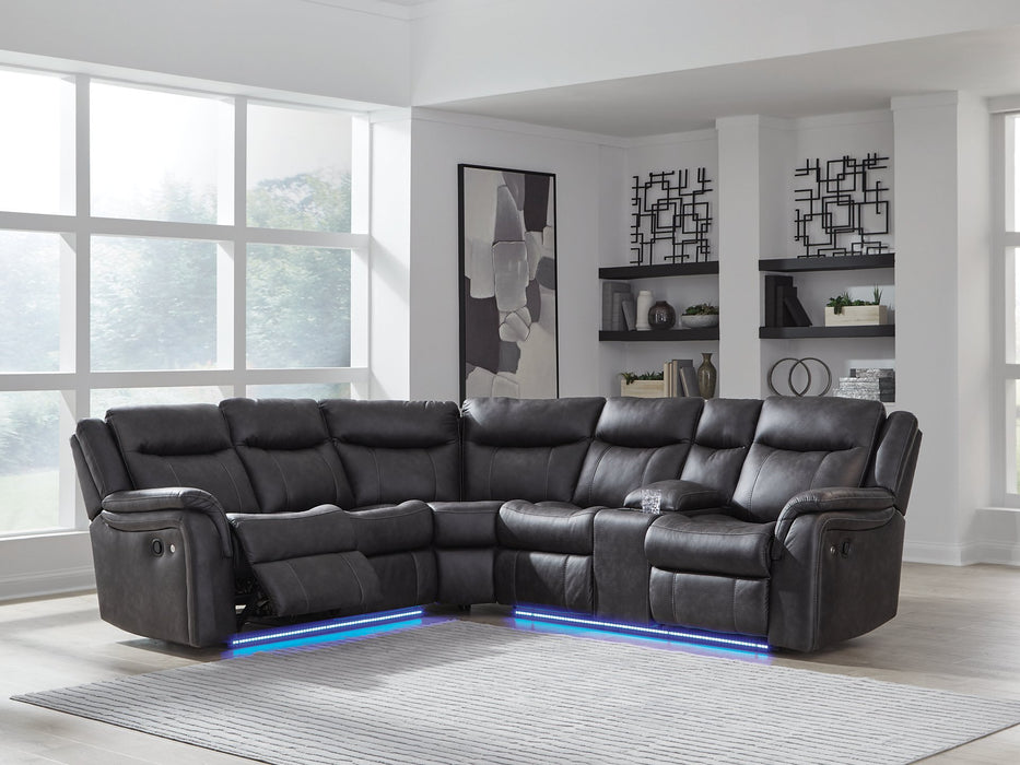 Sultan Meadow Reclining Sectional - Holmwood's Furniture & Design Center (Somersworth, NH)