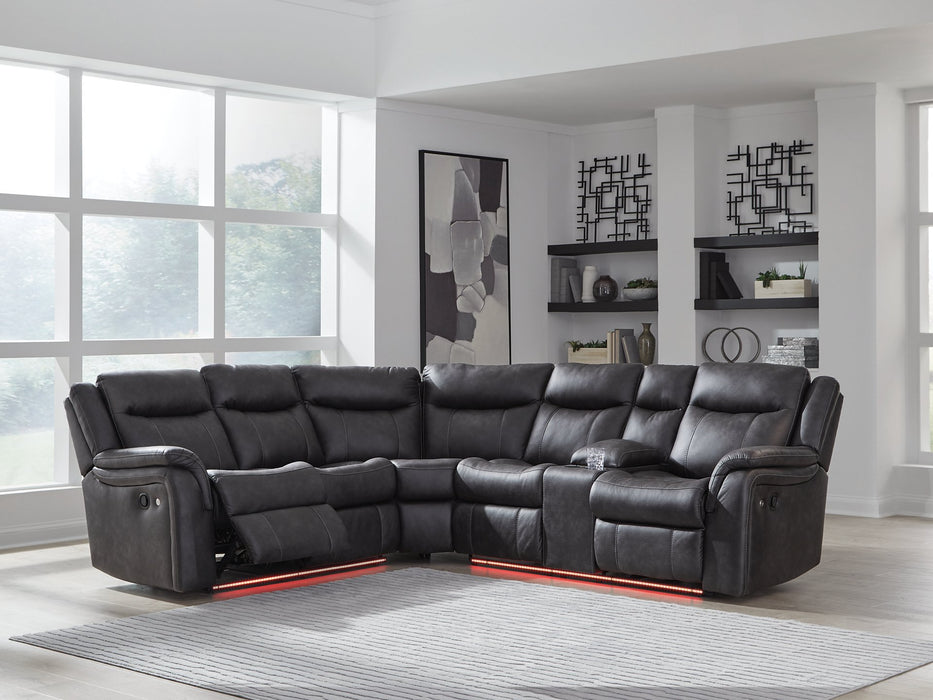 Sultan Meadow Reclining Sectional - Holmwood's Furniture & Design Center (Somersworth, NH)