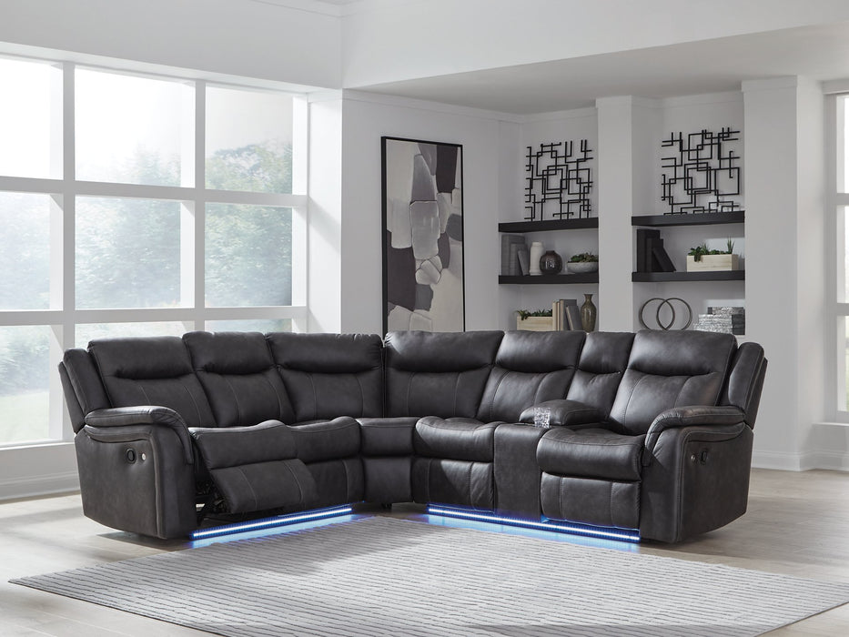 Sultan Meadow Reclining Sectional - Holmwood's Furniture & Design Center (Somersworth, NH)