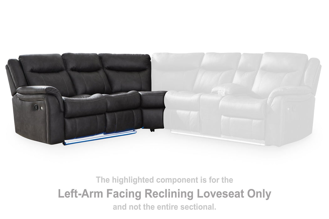 Sultan Meadow Reclining Sectional - Holmwood's Furniture & Design Center (Somersworth, NH)