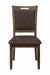 Jofran Cannon Valley Upholstered Dining Chair in Dark Brown (Set of 2) image