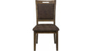 Jofran Cannon Valley Upholstered Back Dining Chair in Medium Cool Tones (Set of 2) - Holmwood's Furniture & Design Center (Somersworth, NH)