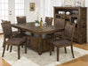 Jofran Cannon Valley Convertible High/Low Table with Storage Base in Dark Brown - Holmwood's Furniture & Design Center (Somersworth, NH)
