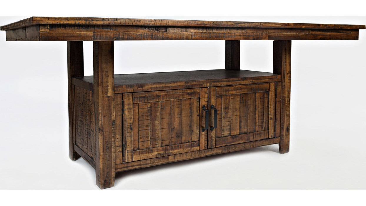 Jofran Cannon Valley Convertible High/Low Table with Storage Base in Medium Cool TonesBKT - Holmwood's Furniture & Design Center (Somersworth, NH)