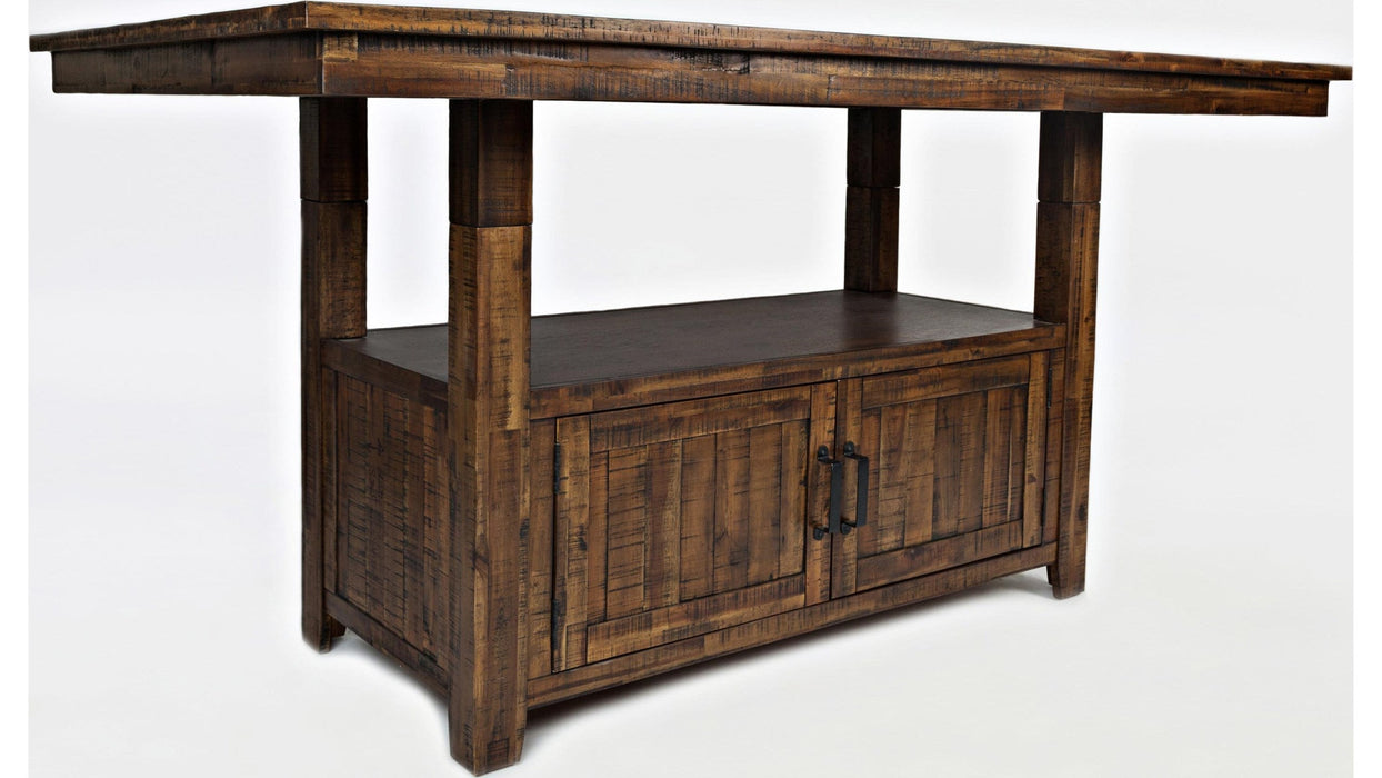 Jofran Cannon Valley Convertible High/Low Table with Storage Base in Medium Cool TonesBKT - Holmwood's Furniture & Design Center (Somersworth, NH)