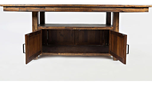 Jofran Cannon Valley Convertible High/Low Table with Storage Base in Medium Cool TonesBKT - Holmwood's Furniture & Design Center (Somersworth, NH)