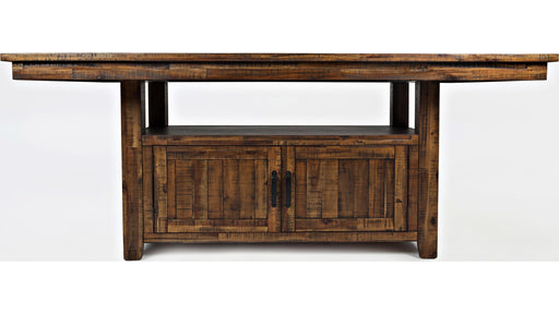 Jofran Cannon Valley Convertible High/Low Table with Storage Base in Medium Cool TonesBKT - Holmwood's Furniture & Design Center (Somersworth, NH)