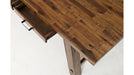 Jofran Cannon Valley Trestle Dining Table in Medium Cool Tones - Holmwood's Furniture & Design Center (Somersworth, NH)