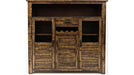 Jofran Cannon Valley Wine Cabinet in Medium Cool Tones - Holmwood's Furniture & Design Center (Somersworth, NH)