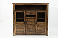 Jofran Cannon Valley Wine Cabinet in Dark Brown image