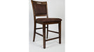 Jofran Cannon Valley Upholstered Back Counter Stool in Medium Cool Tones (Set of 2) - Holmwood's Furniture & Design Center (Somersworth, NH)