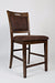 Jofran Cannon Valley Upholstered Dining Chair in Dark Brown (Set of 2) - Holmwood's Furniture & Design Center (Somersworth, NH)