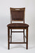 Jofran Cannon Valley Upholstered Back Counter Stool in Dark Brown (Set of 2) image