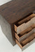 Jofran Painted Canyon Rustic Solid Acacia 9 Drawer Accent Chest with Caster Wheels in Distressed Brown - Holmwood's Furniture & Design Center (Somersworth, NH)
