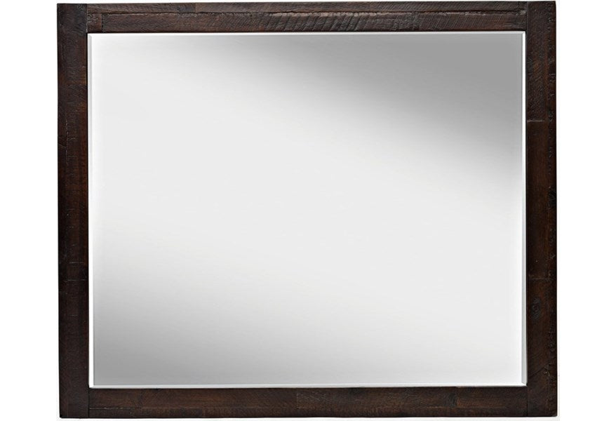 Jofran Jackson Lodge Master Mirror in Distressed - Holmwood's Furniture & Design Center (Somersworth, NH)