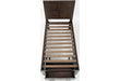Jofran Jackson Lodge Twin Panel Storage Bed in Distressed - Holmwood's Furniture & Design Center (Somersworth, NH)