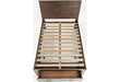 Jofran Jackson Lodge Full Panel Storage Bed in Distressed - Holmwood's Furniture & Design Center (Somersworth, NH)