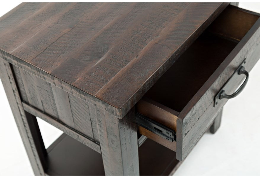 Jofran Jackson Lodge Studio Nightstand in Distressed - Holmwood's Furniture & Design Center (Somersworth, NH)