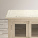 Jofran Rustic Shores 54" Coastal Distressed Acacia Four-Door Credenza Cabinet in Scrimshaw Cream - Holmwood's Furniture & Design Center (Somersworth, NH)