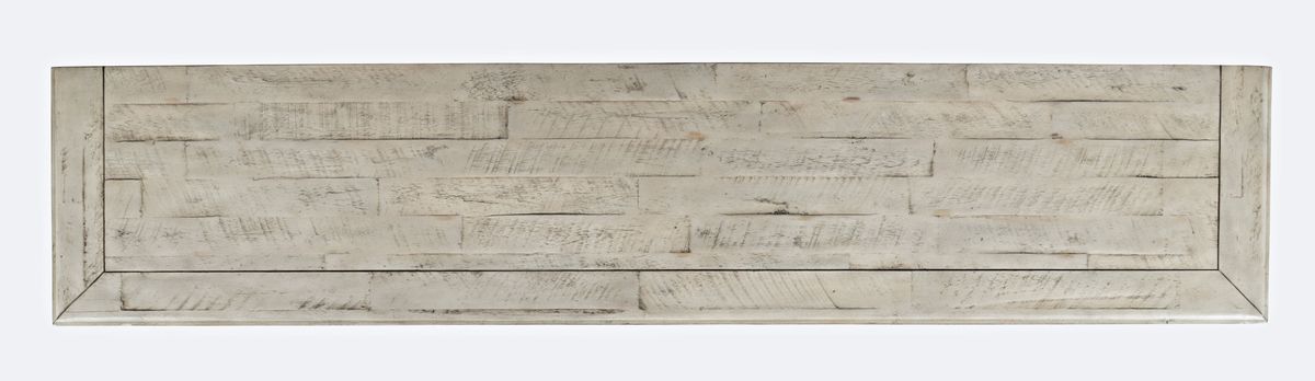 Jofran Rustic Shores 70" Coastal Distressed Acacia Six-Door Sideboard Cabinet in Scrimshaw Cream - Holmwood's Furniture & Design Center (Somersworth, NH)