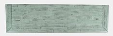 Jofran Rustic Shores 54" Coastal Distressed Acacia Four-Door Credenza Cabinet in Surfside Blue - Holmwood's Furniture & Design Center (Somersworth, NH)