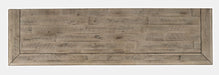 Jofran Rustic Shores 54" Coastal Distressed Acacia Four-Door Credenza Cabinet in Watch Hill Brown-Grey - Holmwood's Furniture & Design Center (Somersworth, NH)