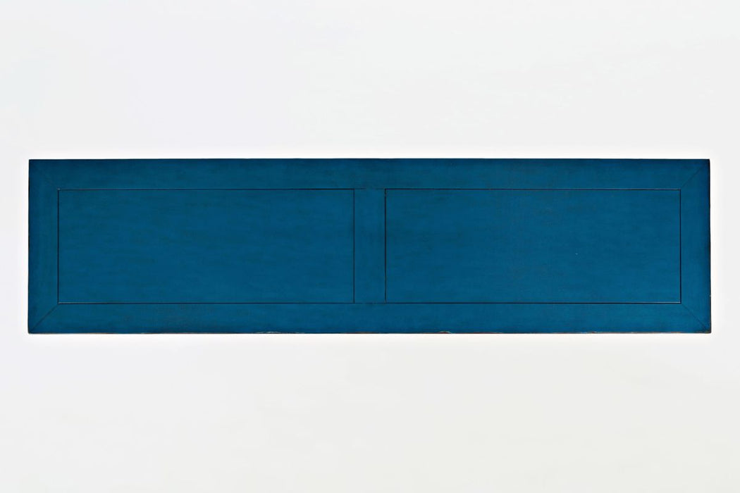 Jofran Aquitaine Transitional Style Accent Cabinet in Azure Blue - Holmwood's Furniture & Design Center (Somersworth, NH)