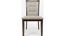 Jofran Manchester Upholstered Dining Chair in Merlot (Set of 2) - Holmwood's Furniture & Design Center (Somersworth, NH)