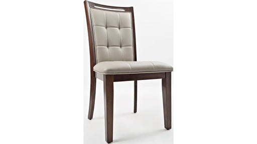 Jofran Manchester Upholstered Dining Chair in Merlot (Set of 2) - Holmwood's Furniture & Design Center (Somersworth, NH)