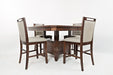 Jofran Manchester High/Low Table with Storage Base in Medium Brown - Holmwood's Furniture & Design Center (Somersworth, NH)