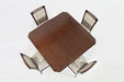 Jofran Manchester High/Low Table with Storage Base in Medium Brown - Holmwood's Furniture & Design Center (Somersworth, NH)