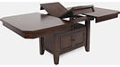 Jofran Manchester High/Low Rectangle Dining Table in Merlot - Holmwood's Furniture & Design Center (Somersworth, NH)
