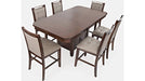 Jofran Manchester High/Low Rectangle Dining Table in Merlot - Holmwood's Furniture & Design Center (Somersworth, NH)