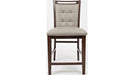 Jofran Manchester Upholstered Counter Stool in Merlot (Set of 2) - Holmwood's Furniture & Design Center (Somersworth, NH)