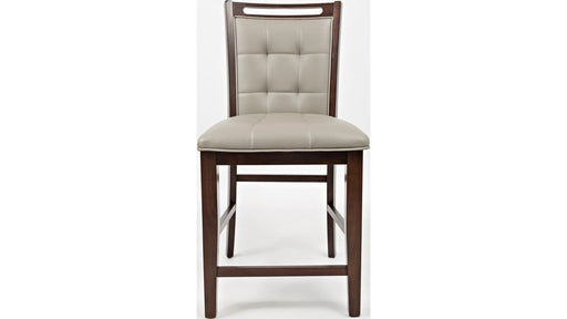 Jofran Manchester Upholstered Counter Stool in Merlot (Set of 2) - Holmwood's Furniture & Design Center (Somersworth, NH)