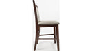 Jofran Manchester Upholstered Counter Stool in Merlot (Set of 2) - Holmwood's Furniture & Design Center (Somersworth, NH)