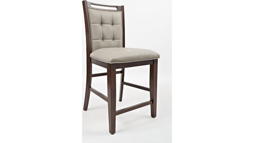 Jofran Manchester Upholstered Counter Stool in Merlot (Set of 2) - Holmwood's Furniture & Design Center (Somersworth, NH)