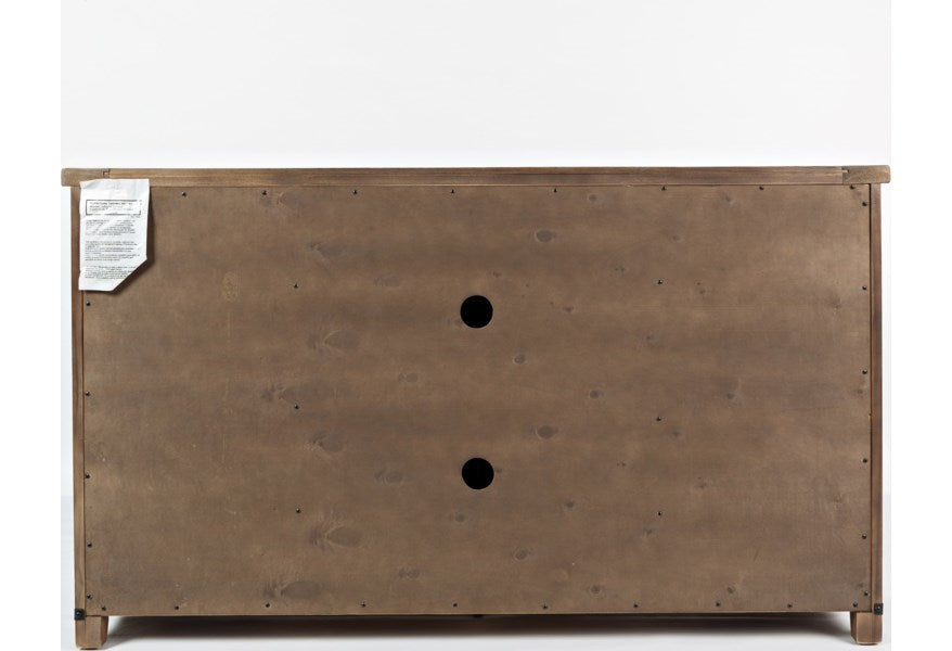 Jofran Madison County 60" Barn Door Server in Barnwood - Holmwood's Furniture & Design Center (Somersworth, NH)
