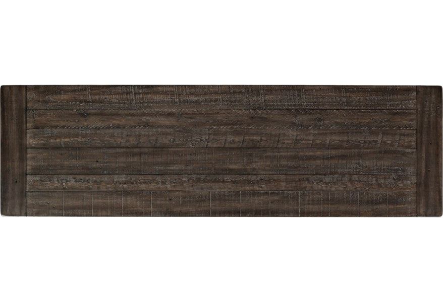 Jofran Madison County 60" Barn Door Server in Barnwood - Holmwood's Furniture & Design Center (Somersworth, NH)