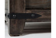 Jofran Madison County 60" Barn Door Server in Barnwood - Holmwood's Furniture & Design Center (Somersworth, NH)