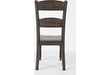 Jofran Madison County Ladderback Dining Chair in Barnwood (Set of 2) - Holmwood's Furniture & Design Center (Somersworth, NH)