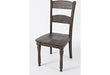 Jofran Madison County Ladderback Dining Chair in Barnwood (Set of 2) - Holmwood's Furniture & Design Center (Somersworth, NH)