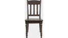 Jofran Madison County Slatback Dining Chair in Barnwood (Set of 2) - Holmwood's Furniture & Design Center (Somersworth, NH)