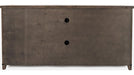 Jofran Madison County 70" Barn Door Server in Barnwood - Holmwood's Furniture & Design Center (Somersworth, NH)
