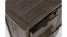 Jofran Madison County 70" Barn Door Server in Barnwood - Holmwood's Furniture & Design Center (Somersworth, NH)