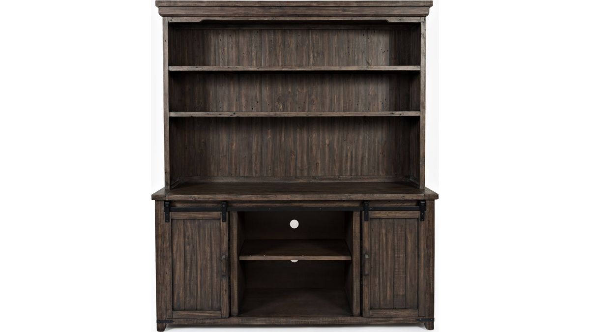Jofran Madison County Hutch Server in Barnwood - Holmwood's Furniture & Design Center (Somersworth, NH)