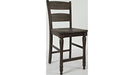 Jofran Madison County Ladderback Counter Stool in Barnwood (Set of 2) image