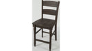 Jofran Madison County Ladderback Counter Stool in Barnwood (Set of 2) - Holmwood's Furniture & Design Center (Somersworth, NH)