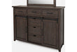 Jofran Madison County Door Dresser in Barnwood - Holmwood's Furniture & Design Center (Somersworth, NH)