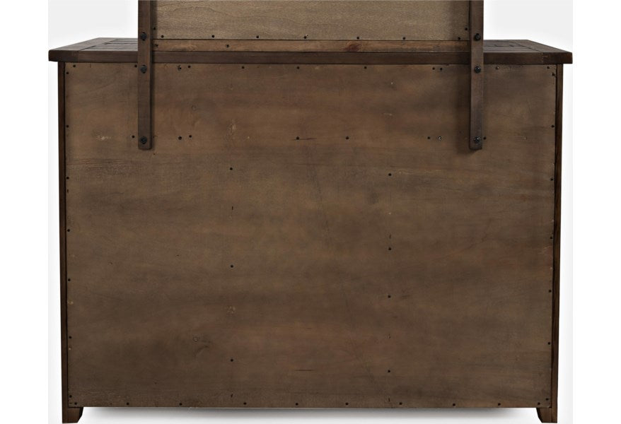 Jofran Madison County Door Dresser in Barnwood - Holmwood's Furniture & Design Center (Somersworth, NH)